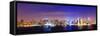 New York City Famed Skyline at Midtown Manhattan-SeanPavonePhoto-Framed Stretched Canvas