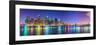 New York City Financial District Skyline across the East River-Sean Pavone-Framed Photographic Print