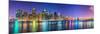 New York City Financial District Skyline across the East River-Sean Pavone-Mounted Photographic Print