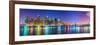 New York City Financial District Skyline across the East River-Sean Pavone-Framed Photographic Print