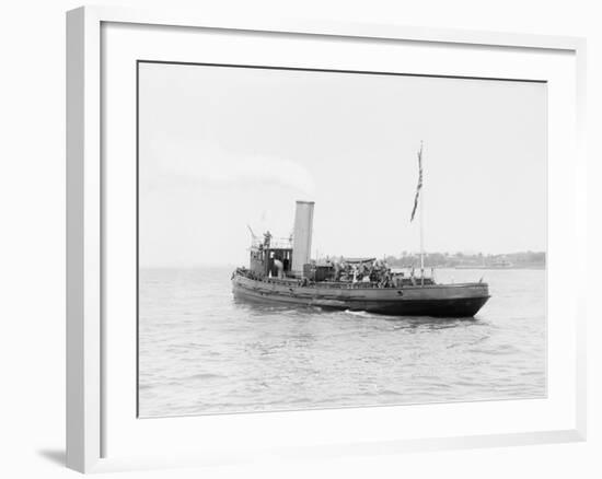 New York City Fireboat-null-Framed Photographic Print