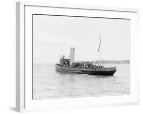 New York City Fireboat-null-Framed Photographic Print