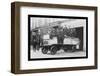 New York City Firemen Posed on a Fire Engine-null-Framed Photo