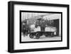 New York City Firemen Posed on a Fire Engine-null-Framed Photo