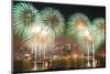 New York City Fireworks-Songquan Deng-Mounted Photographic Print