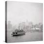 New York City from the River, USA, 20th Century-J Dearden Holmes-Stretched Canvas