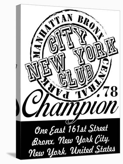 New York City Graphic Design Vector Art-emeget-Stretched Canvas