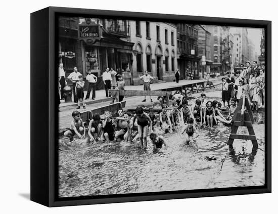 New York City Heatwave, c.1936-null-Framed Stretched Canvas