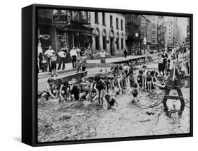 New York City Heatwave, c.1936-null-Framed Stretched Canvas