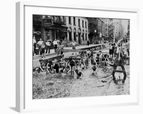 New York City Heatwave, c.1936-null-Framed Photographic Print