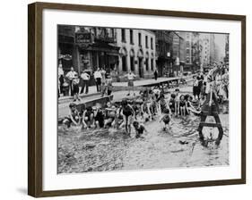 New York City Heatwave, c.1936-null-Framed Photographic Print