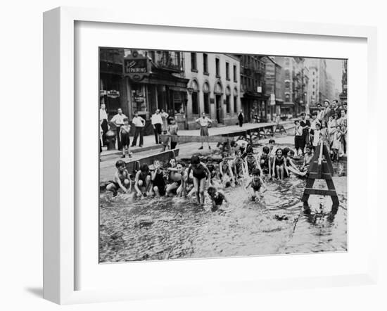 New York City Heatwave, c.1936-null-Framed Photographic Print