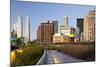 New York City High Line at Night in New York City.-SeanPavonePhoto-Mounted Photographic Print