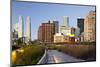 New York City High Line at Night in New York City.-SeanPavonePhoto-Mounted Photographic Print