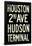 New York City Houston Hudson Vintage RetroMetro Subway Poster-null-Framed Poster
