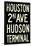 New York City  Hudson Vintage Subway Poster-null-Framed Poster