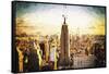 New York City II - In the Style of Oil Painting-Philippe Hugonnard-Framed Stretched Canvas