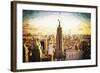 New York City II - In the Style of Oil Painting-Philippe Hugonnard-Framed Giclee Print