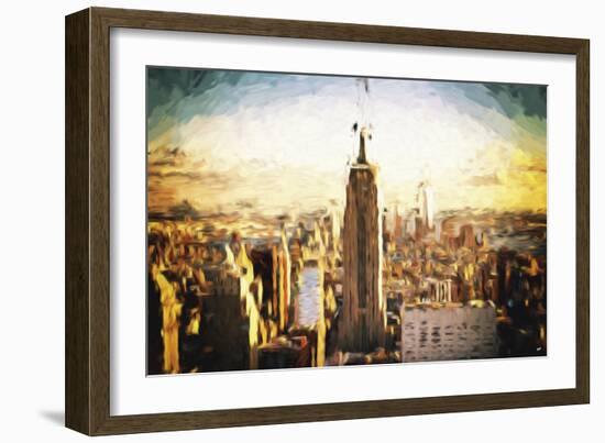 New York City II - In the Style of Oil Painting-Philippe Hugonnard-Framed Giclee Print