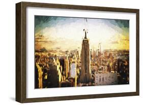 New York City II - In the Style of Oil Painting-Philippe Hugonnard-Framed Giclee Print