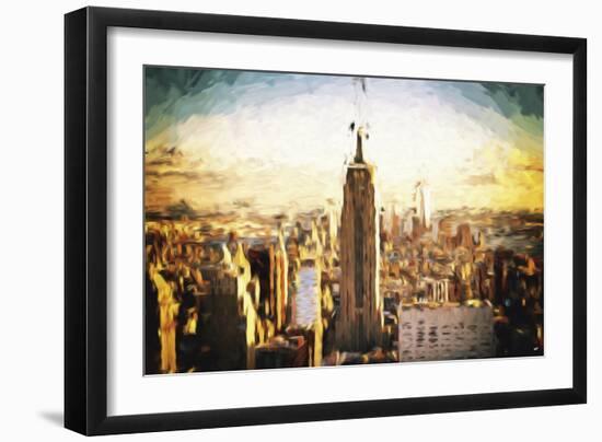 New York City II - In the Style of Oil Painting-Philippe Hugonnard-Framed Giclee Print