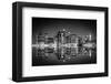 New York City in Black & White-null-Framed Art Print