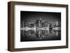 New York City in Black & White-null-Framed Art Print