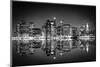 New York City in Black & White-null-Mounted Art Print