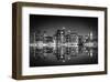 New York City in Black & White-null-Framed Art Print