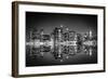 New York City in Black & White-null-Framed Art Print