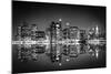 New York City in Black & White-null-Mounted Art Print