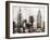 New York City in Silver-Giampaolo Pasi-Framed Art Print