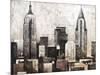 New York City in Silver-Giampaolo Pasi-Mounted Art Print