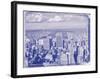 New York City In Winter I In Colour-British Pathe-Framed Giclee Print