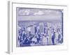 New York City In Winter I In Colour-British Pathe-Framed Giclee Print