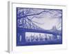 New York City In Winter II In Colour-British Pathe-Framed Giclee Print