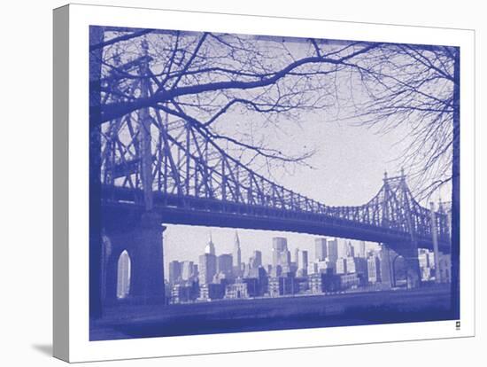 New York City In Winter II In Colour-British Pathe-Stretched Canvas