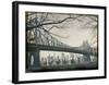 New York City In Winter II-British Pathe-Framed Giclee Print