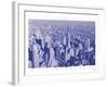 New York City In Winter III In Colour-British Pathe-Framed Giclee Print