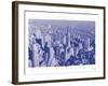 New York City In Winter III In Colour-British Pathe-Framed Giclee Print