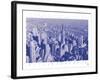 New York City In Winter III In Colour-British Pathe-Framed Giclee Print