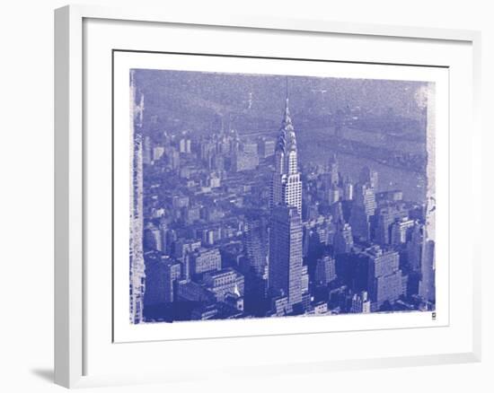 New York City In Winter IV In Colour-British Pathe-Framed Giclee Print