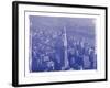 New York City In Winter IV In Colour-British Pathe-Framed Giclee Print