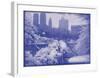 New York City In Winter IX In Colour-British Pathe-Framed Giclee Print