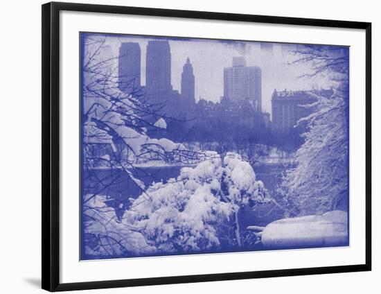 New York City In Winter IX In Colour-British Pathe-Framed Giclee Print