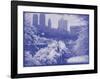 New York City In Winter IX In Colour-British Pathe-Framed Giclee Print