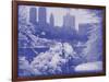 New York City In Winter IX In Colour-British Pathe-Framed Giclee Print