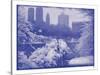 New York City In Winter IX In Colour-British Pathe-Stretched Canvas