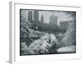 New York City In Winter IX-British Pathe-Framed Giclee Print