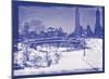 New York City In Winter V In Colour-British Pathe-Mounted Giclee Print